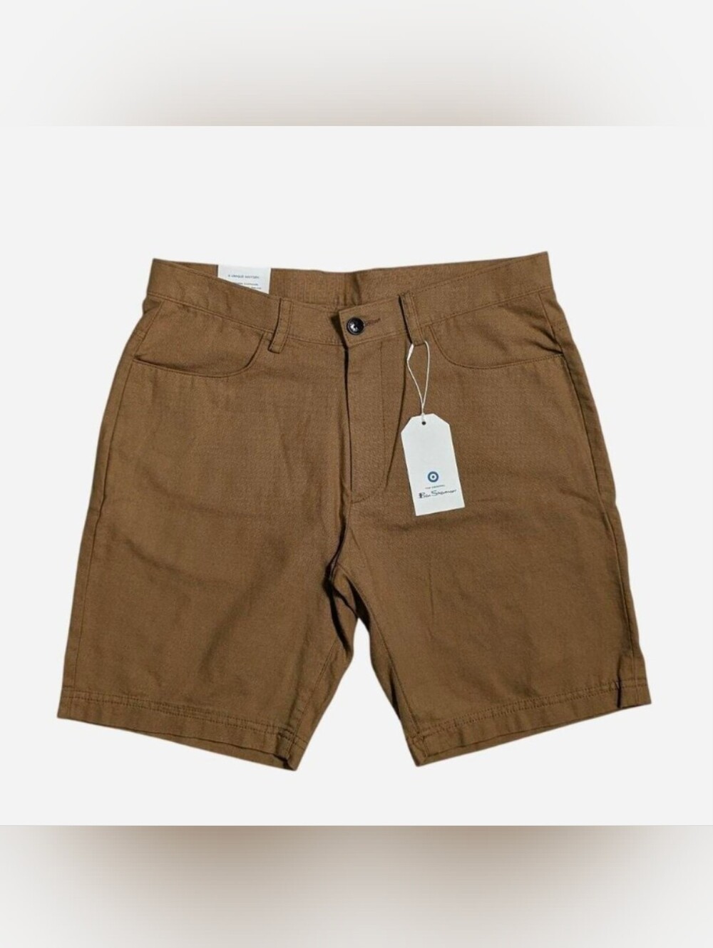 Ben Sherman brown chino‎ shorts Size 31" New with tags